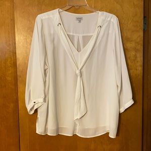 Cream Blouse